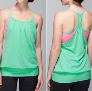 lululemon No Limits tank built in bra 8